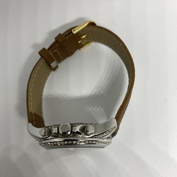 Michael Kors MK5165 Women's Brown Leather Analog Dial Quartz Wrist Watch EY650 - Picture 8 of 12